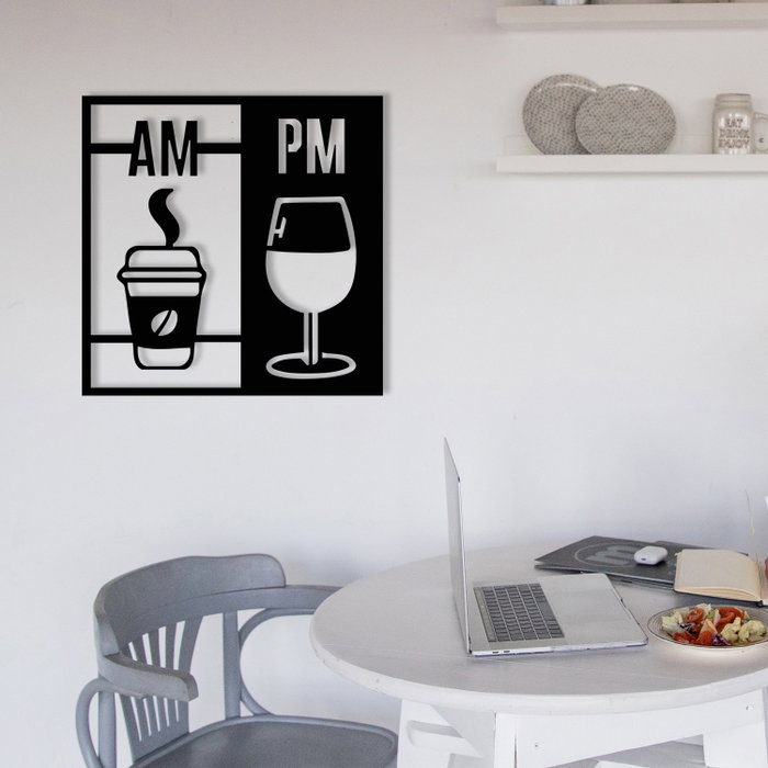 Wallity Selection Accesorio Decorativo de Pared de Metal Negro